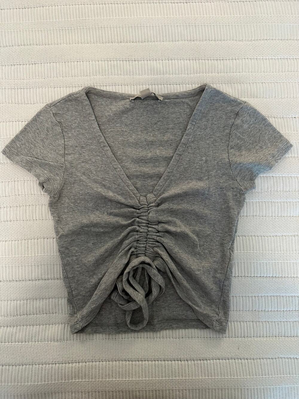Allsaints S Ribbed Crop Tee